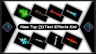 Top 20 alight motion text animation presets | 20 text xml | alightmotion preset download free