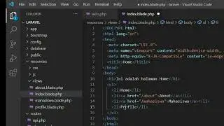 Laravel 10 - Part 4 List, Link dan Bootstrap 5 pada Laravel 10