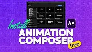 Install Animation Composer Plugin in After Effects