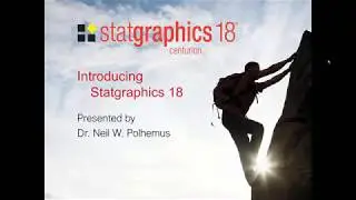 Introducing Statgraphics 18 Webinar