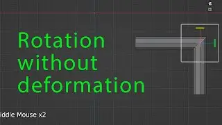 Как сделать изгиб в обьекте не деформируя его в Blender