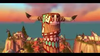 World of Warcraft - Original Classic Tauren Intro - Thunder Bluff