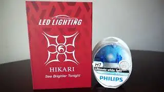 HIKARI 2023 Future Titanova 30.000LM LED vs Philips DiamondVision