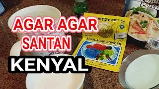 TIPS CARA MEMBUAT AGAR AGAR SANTAN ENAK DAN KENYAL || Cara Tkw Arab Saudi