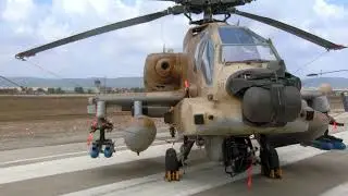 APACHE AH 64 Peten  IAF Independence day Ramat David 2022