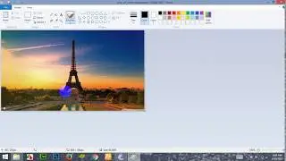 how to change direction or rotate an image in Ms Paint
