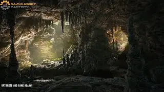 Unreal Engine 5 Cave Environment Modular FPS walkthrough