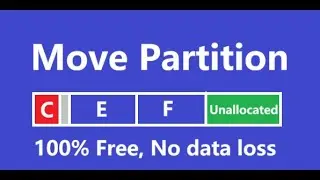 How to Move a Partition with Free Tool Partition Resizer