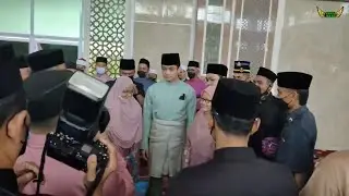 Ramai Berebut Nak Bergambar Dengan Tengku Hassanal Selepas Solat Raya Di Temerloh