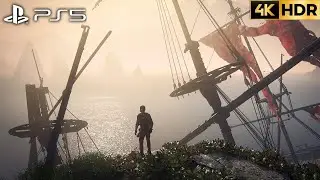 Uncharted 4: A Thief's End (PS5) 4K HDR Gameplay Chapter 20: No Escape