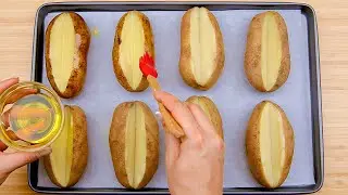 Grandma taught me how to cook realistically delicious potatoes in the oven! 2 Best ASMR Recipes!