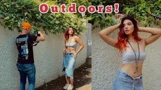 Sony ZVE1 Outdoor Photoshoot in Natural Light