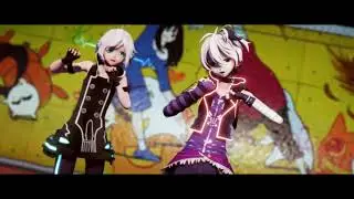 Telecaster B-Boy / テレキャスタービーボーイ | Utatane Piko ft.v Flower | MMD+VOCALOID Cover