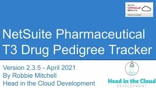 NetSuite T3 Pedigree Tracker