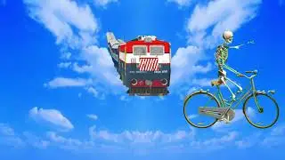April 22.2022 New Trend video train flying snak and shark