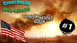 Company of Hero's: Game 1 - Co-op - w/ Commentary (HD)