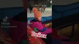 Чудо сани деда Мороза в городе Бийск
