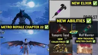 METRO ROYALE CHAPTER 22 :- TREASURE SPECTER CRATE ✅ NEW TRANSFORMATION ELIXIR ✅ NEW ABILITIES