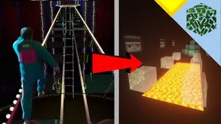 Squid Game Glass Game In MINECRAFT
