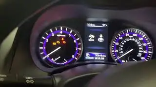 2016 Infiniti Q50 Как погасить сигнал замены масла ,Maintenance minder