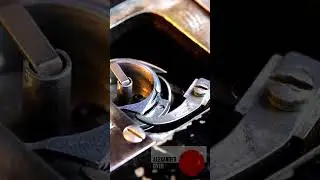 Adjusting the Bobbin Case Opener on an Industrial Sewing Machine  #industrialmachine #sewing