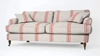 This is not a real sofa, it's a rendered 3D animation. | Moko3D
