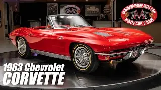 1963 Chevrolet Corvette Convertible 327/360 For Sale Vanguard Motor Sales #1363