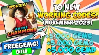 *NEW UPDATE 8* ANIME CHAMPIONS SIMULATOR CODES! ALL WORKING ANIME CHAMPIONS SIMULATOR CODES ROBLOX!