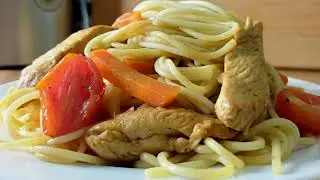 Вкусно и Недорого / СПАГЕТТИ с Курицей и Овощами / SPAGHETTI with Chicken and Vegetables