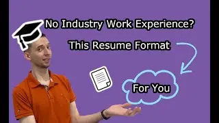 3 Resume Formats - No Work Experience - Curriculum Vitae CV - Academia to Industry (Free Template)