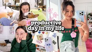 PRODUCTIVE Day In My Life ✿ Starting a Business (launch prep chaos)
