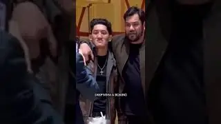 Brandon Moreno pushes guy taking a pic with Raul Rosas Jr 