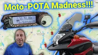 Ham Radio Moto-POTA Madness!  3 Parks in 3 States on the Motorcycle in 1 Afternoon