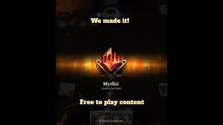 We made Mythic!