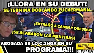 ¡LLORA EN SU DEBUT ZUCKERMANN!