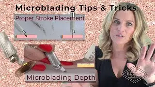 Microblading placement & depth