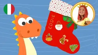Impara con Eddie 🎄🎁 Eddie prepara la calza di Natale