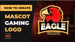Illustrator Tutorials How To Make An eSports Gaming Mascot Logo - Eagle Gaming Logo