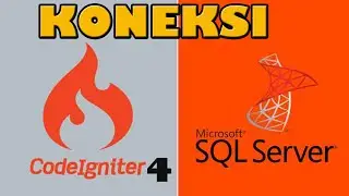 koneksi database codeigniter 4 sql server