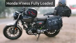 Honda Highness Fully Loaded | How Honda H'ness Looks after loading Luggage