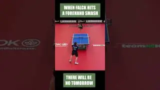 When Falck SMASHES THE BALL THERE IS NO TOMORROW! #shorts #tabletennis