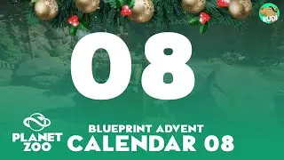 Planet Zoo Blueprint Advent Calendar - Door 08 - Planet Zoo