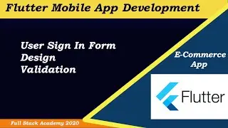 Flutter User Sign In Form | how to make User Login Form with Flutter | Flutter  Form Validation