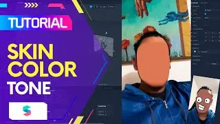 Spark AR Tutorial - Virtual Skin color tone effect (EN Captions)