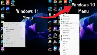 How to Change Right Click Context Menu in Windows 11 (Like Windows 10)
