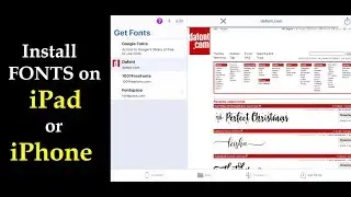 How to Install Fonts on an iPad or iPhone