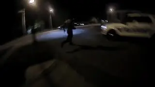 Genius in Foot Chase Runs Into Cop Car