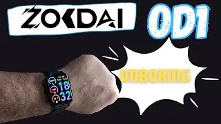 ZORDAI OD1 UNBOXING | IL WEARABLE BLUETOOTH 5.0 CON DISPLAY CURVO E CHIAMATE