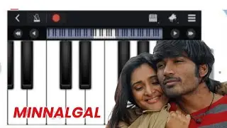 Pollathavan - Minnalgal Koothadum Song | Easy Piano Tutorial | Dhanush | GV Prakash