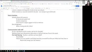 Admin Guide to Summer Program 2021